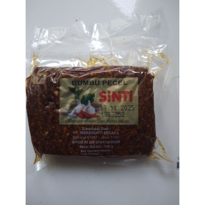 

Sambel Pecel Cap Sinti Kemasan 100 Gram