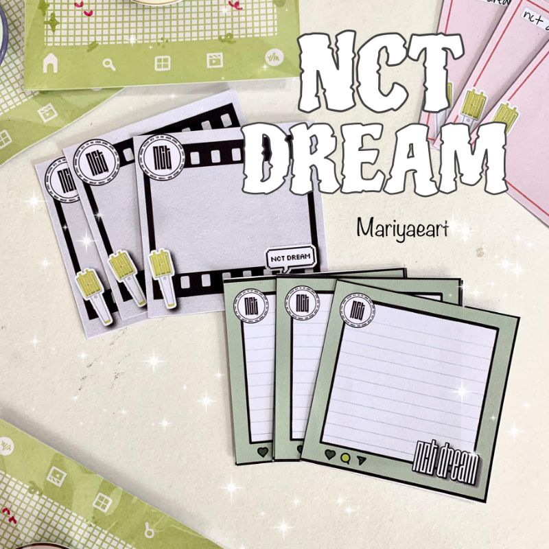 

Mariyaeart - NCT Dream Memo sheet | nct dream memopad kpop buku korea jurnal kpop | stickynote kpop | memopad korean | journaling korean | seventeen nct enhypen memo