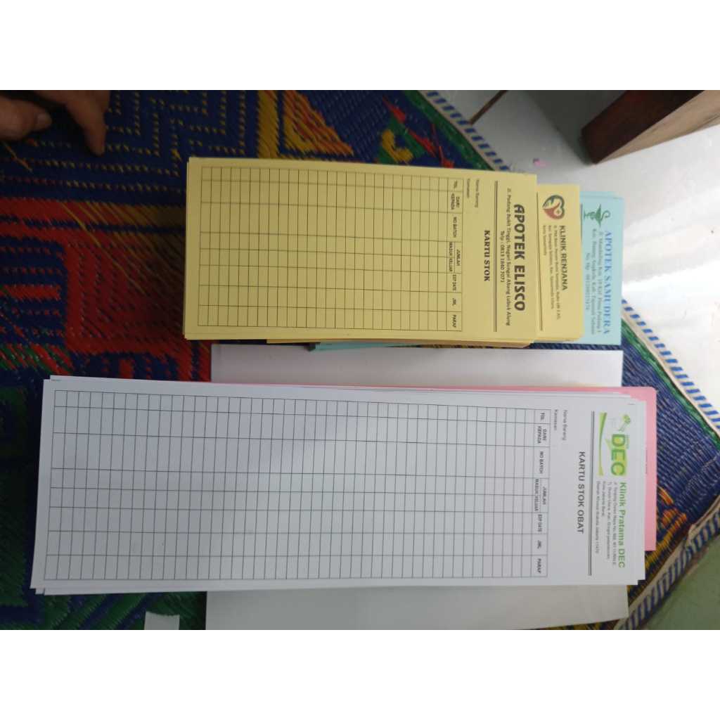 

stok barang custom bahan HVS 75 GSM