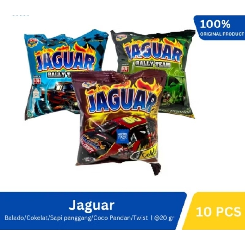 

Jajanan Viral Berhadiah Uang Tunai JAGUAR isi 10pcs/40 pcs