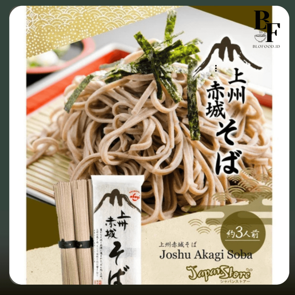 

BF.ID Joshu Akagi Soba 270g [3 Porsi] [Tanpa Bumbu] / Soba Akagi