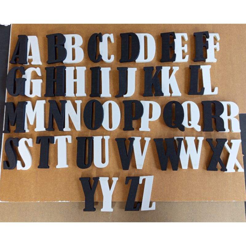 

Huruf spon tebal 10mm tinggi 15cm huruf abjad A-Z set lengkap huruf abjad bahan spon eva