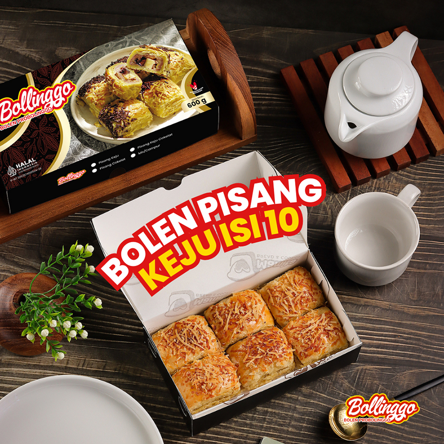 

Pisang Bolen Bollen Pisang Keju Oleh-oleh Khas Bromo Probolinggo 1 Box Isi 10 Pcs