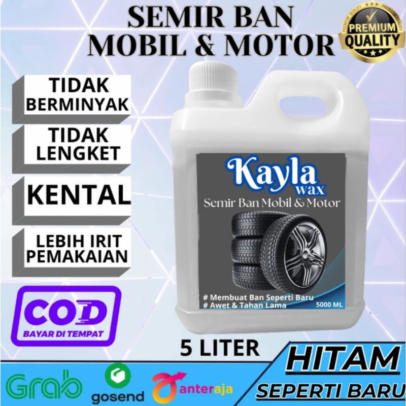 SEMIR BAN MOBIL DAN MOTOR 5 LITER MURAH