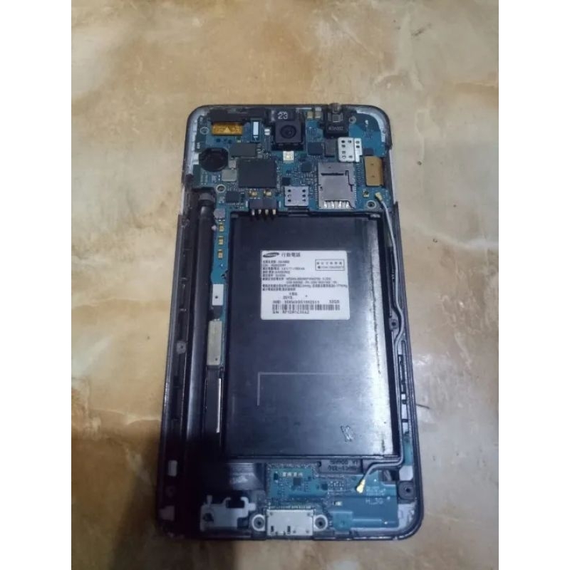 Mesin Hp Samsung Note 3 N900 Minus sim rontog