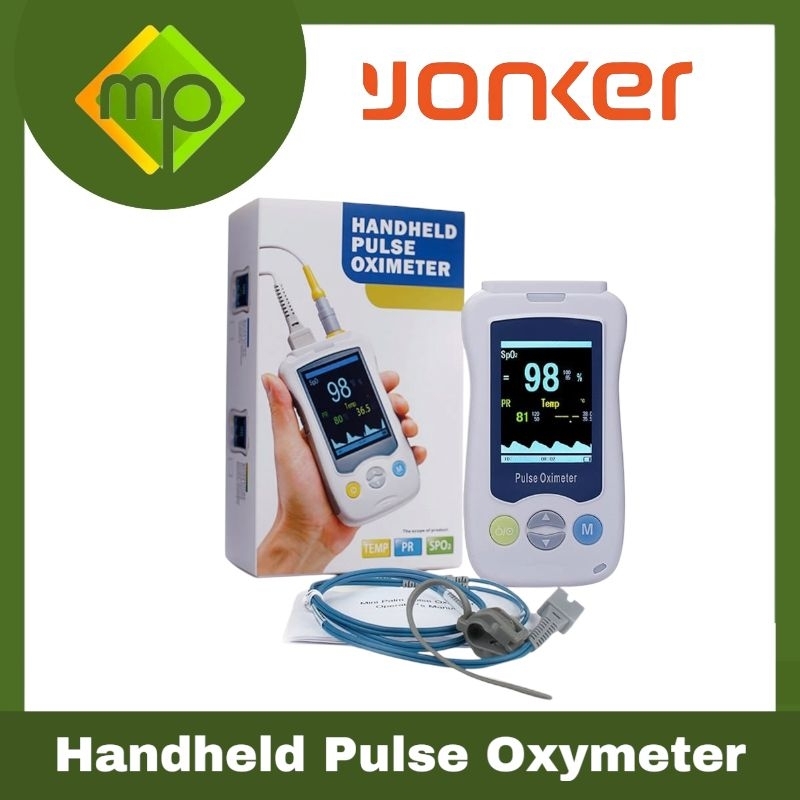 Handheld Pulse Oxymeter Yonker  Pulse Oksimeter Anak Bayi  Finger Pulse Oxymeter