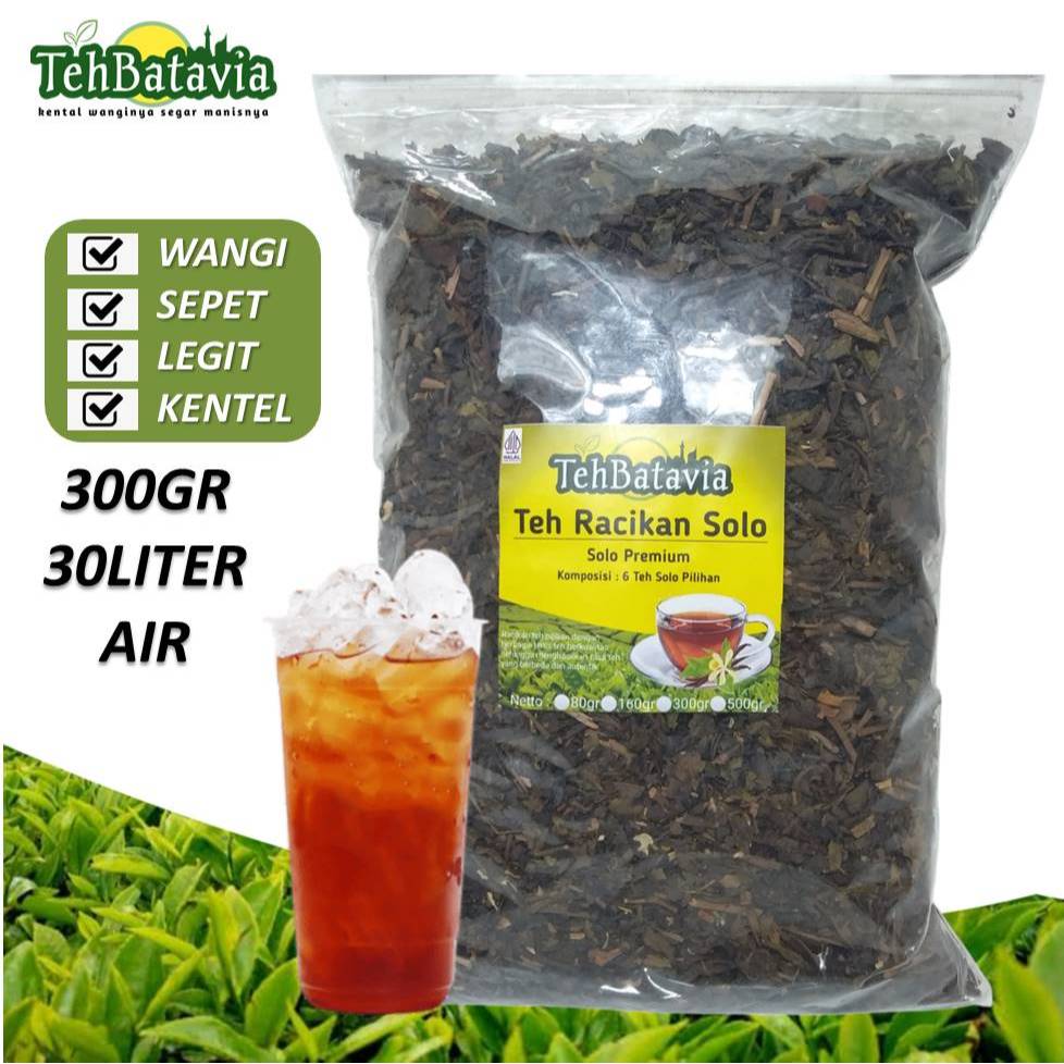 

Teh Batavia Racikan Teh Solo Wangi Sepet Kentel 6 Teh Racikan Es Teh Jumbo 300gr