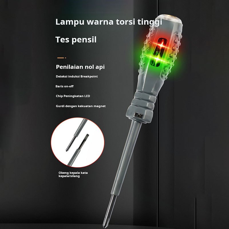 Pena uji induktif Pena deteksi kawat putus khusus teknisi listrik Pena uji kawat beraliran listrik