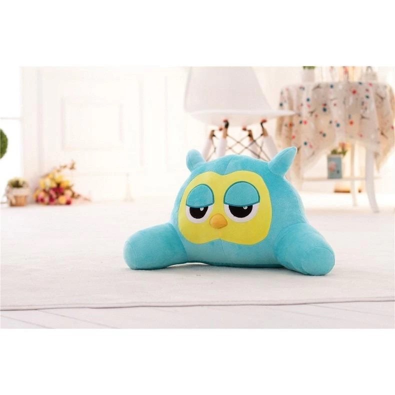 Bantal Sandaran Kursi Karakter Kucing Lucu / Bantal Duduk Nyaman Untuk Kantor & Mobil