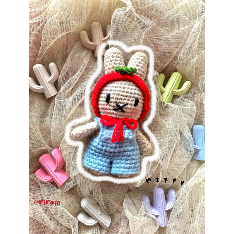 AMIGURUMI MIFFY || GANTUNGAN KUNCI MIFFY || GANTUNGAN RAJUT MIFFY || BONEKA MIFFY