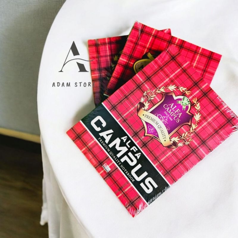 

buku tulis ALFA CAMPUS 38 lembar isi 10 pcs buku ukuran kwarto/buku tulis biasa