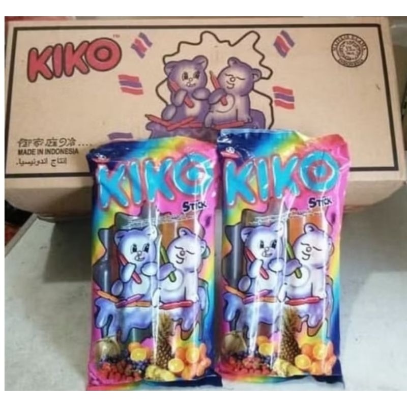 

Kiko Ice Stick Es Rasa Buah 1 Dus isi 20 Pak @10 Pcs × 50ml