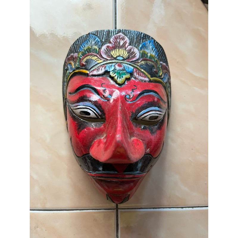 Topeng Kayu Jawa Bali Madura Handycraft | Topeng Karakter Grosir Termurah