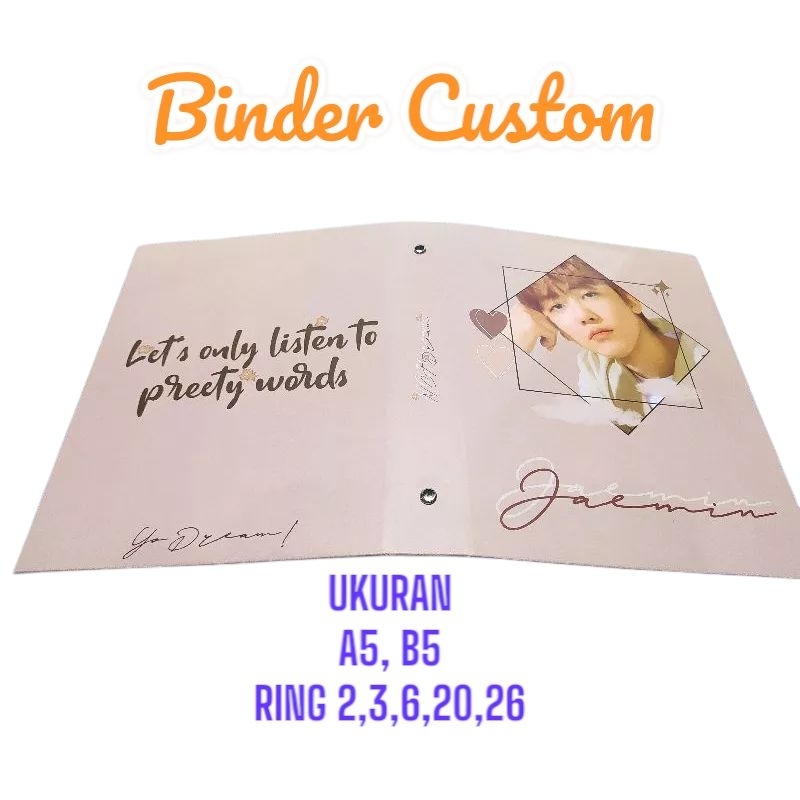

Binder Custom Ukuran A5 dan B5