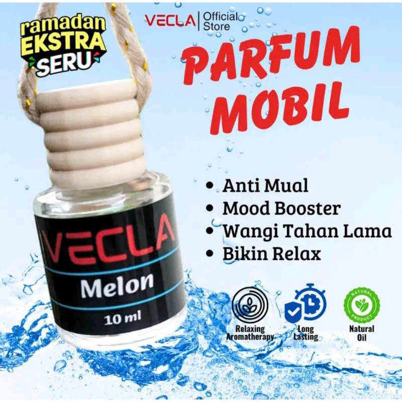 Vecla parfum mobil wangi mewah tahan lama pewangi mobil aroma terapi anti mual