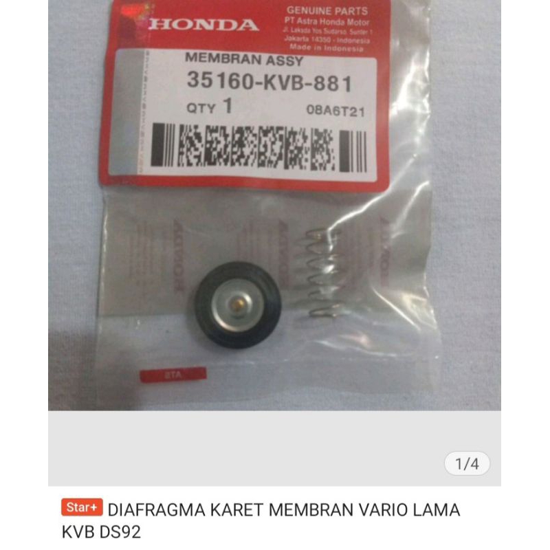 MEMBRAN KECIL DIAGPRAHMA VARIO 110 LAMA