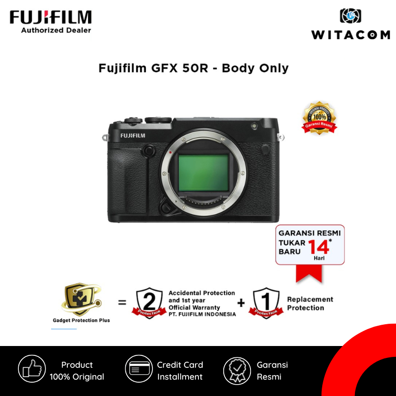 Fujifilm GFX 50R / GFX50R Body Only - Garansi Resmi