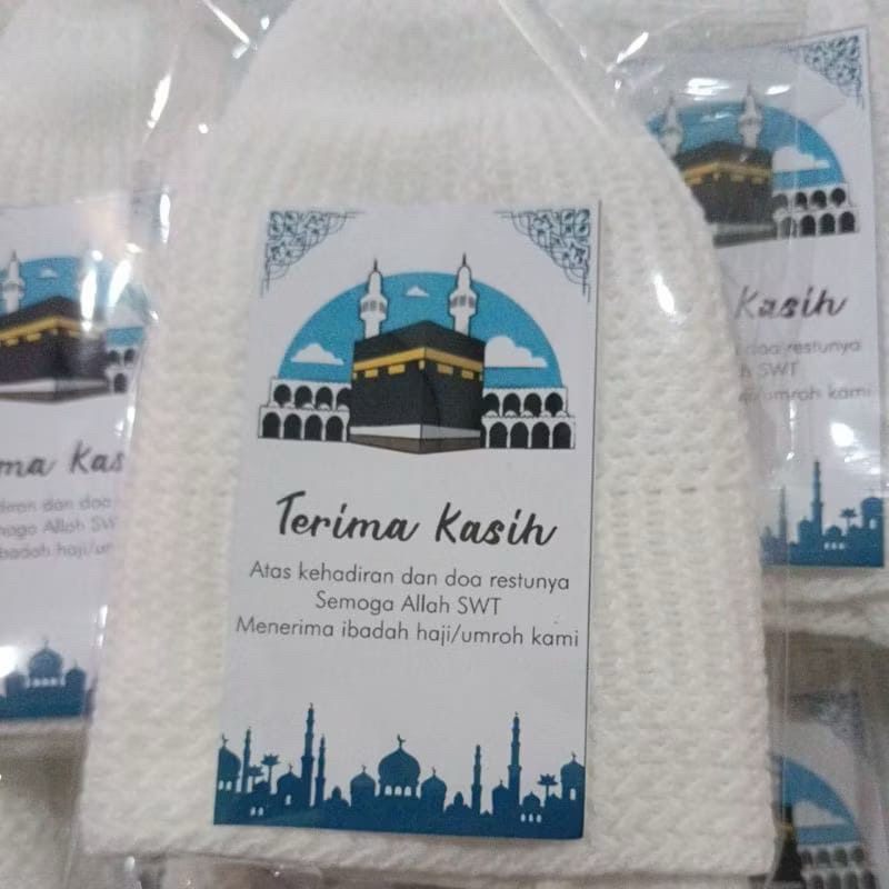 Peci Rajut / kopiah / Souvenir Haji / Peci Rajut Premium Dewasa / Kopiah Rajut Premium / Oleh oleh H