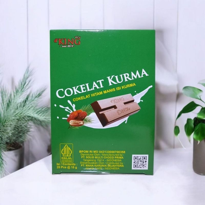 

Cokelat D'King Kurma (1 box isi 20 pcs)