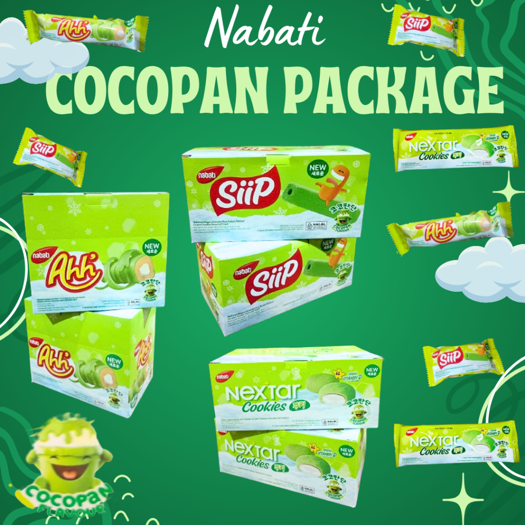 

Siip Ahh Nextar Timebreak Cocopandan Series Snack Murah Nabati