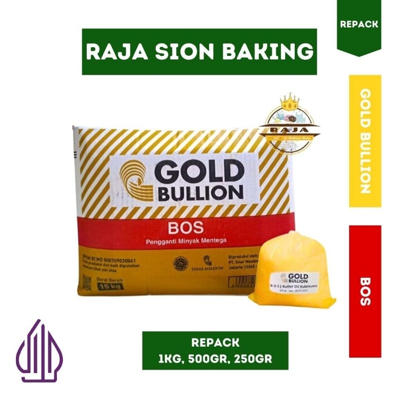 

GOLD BULLION Butter Oil Substitute 250gr / BOS Repack