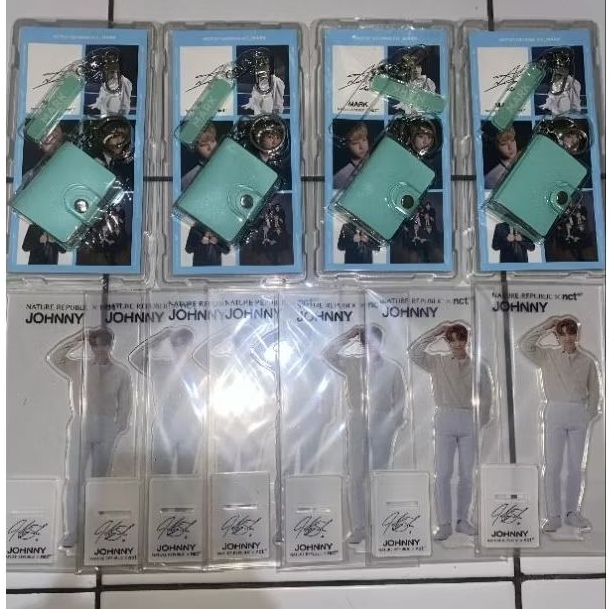 {ready stock} standee acrylic official & keyring kit set mark nct x nature republik nct 127 sealed