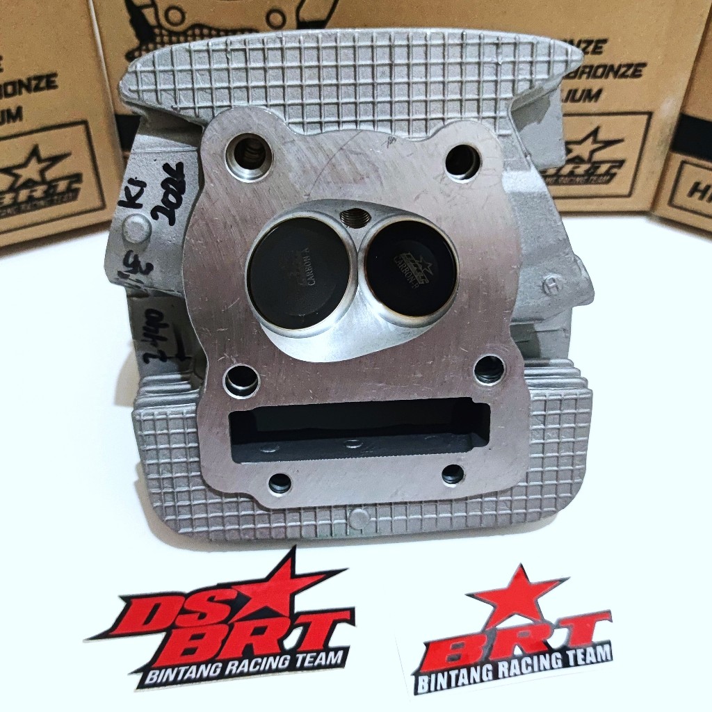 Cylinder HEAD Deksel BRT KLX 150 D-TRACKER 150 NON PORTING 31 25 33 28 34 29 36 31