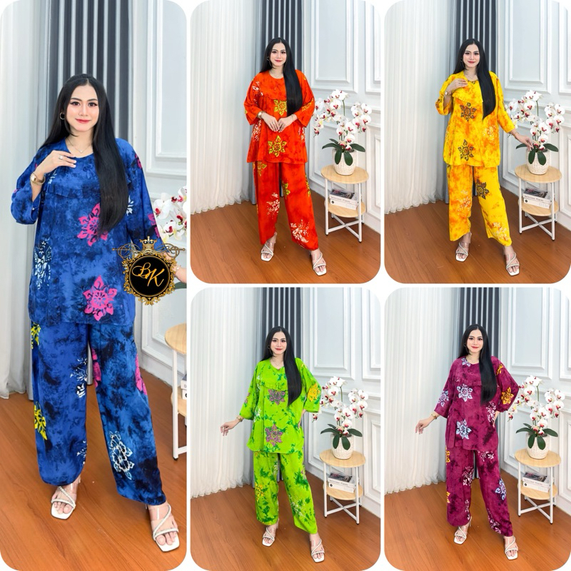 Terbaru Setelan Arabian Lengan Panjang Jumbo Ld 130 | Setelan Tunik Ld 130 | Setelan Busui | One Set