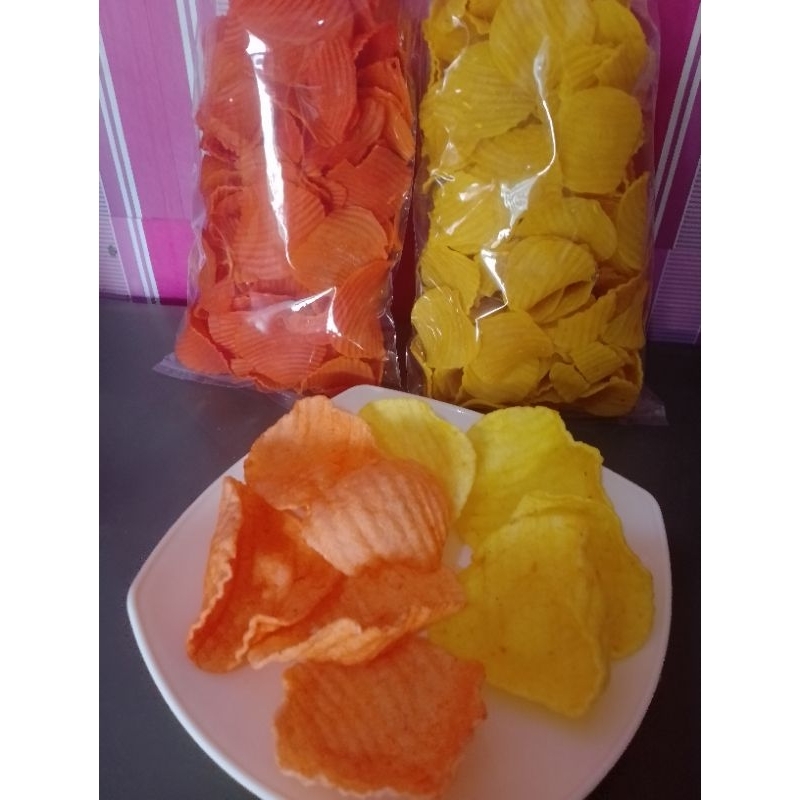 

kerupuk potato mentah