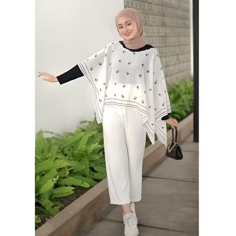 Tally Scarf / Scarf Outer / Outerwear/Outer Kondangan / scarf top blouse