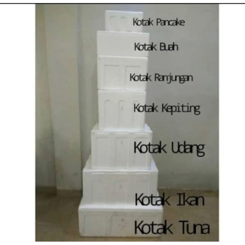 

Sterofoam Box Untuk Packing [TIDAK UNTUK PEMBELIAN TERPISAH]