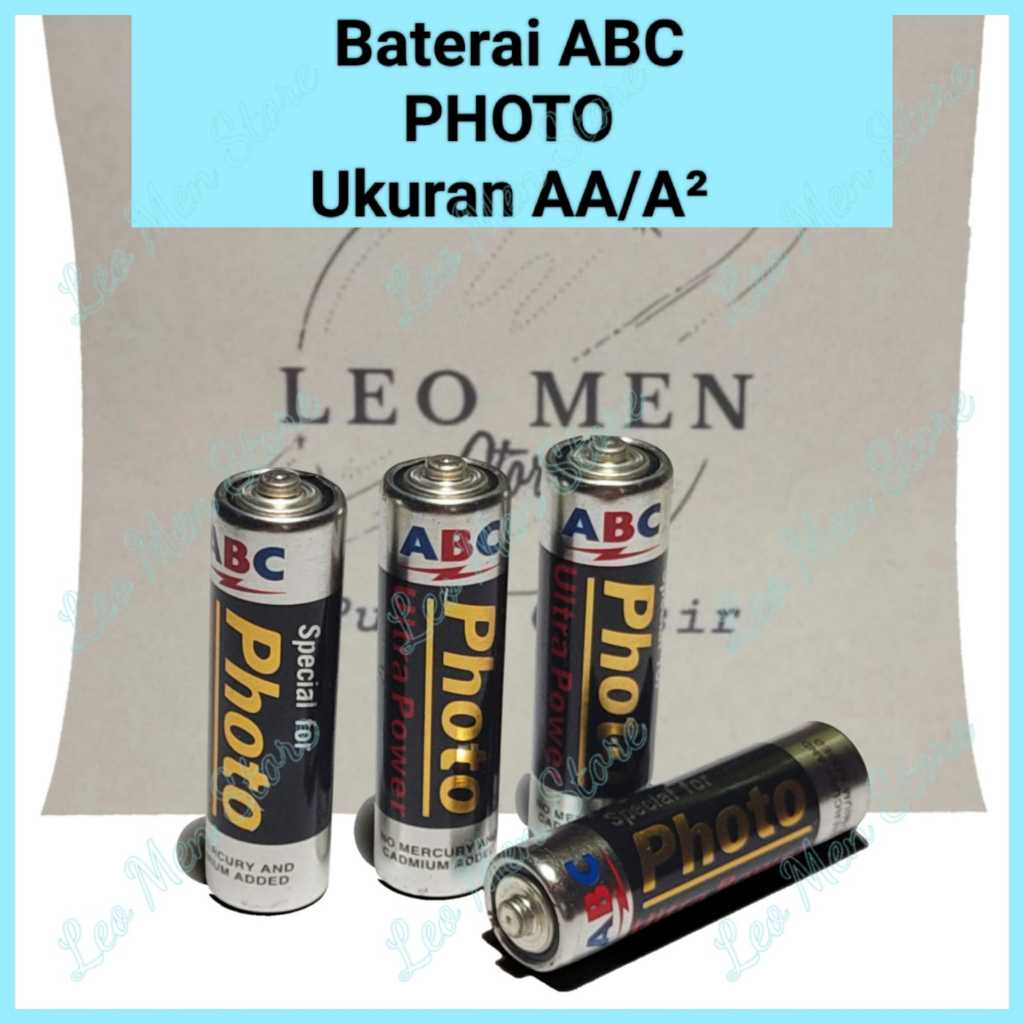 Baterai ABC PHOTO~Baterai ABC PHOTO A2~Baterai ABC PHOTO AA~ABC PHOTO A2~1,5V