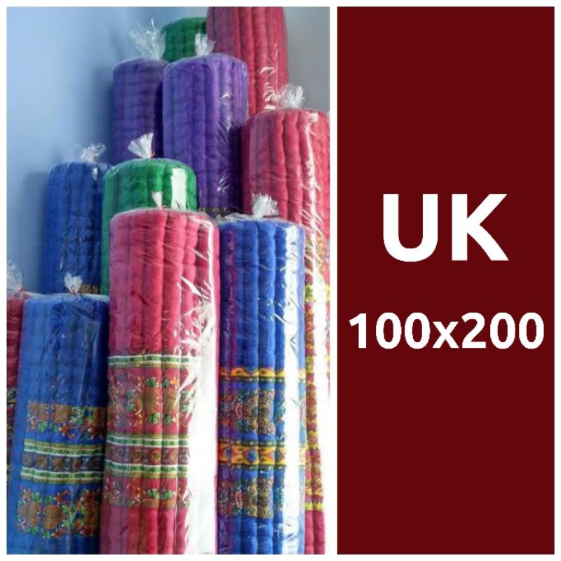 Kasur Palembang Uk 100x200/Kasur Kapuk/Kasur Lantai/Matras Gulung/Kasur Gulung Uk 100x200