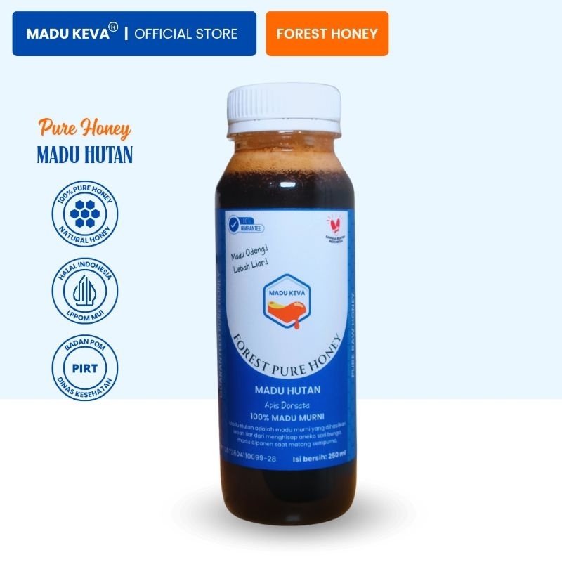 

Madu Keva - Madu Multiflora Asli Taman Rajo Muaro Jambi - 250ml
