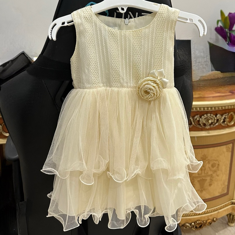 Preloved Dress Putih Anak Gaun Putih Anak Fiyora Size 2 tahun