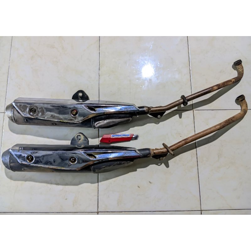 knalpot supra fi 125 original knalpot supra new injeksi knalpot supra injeksi 125