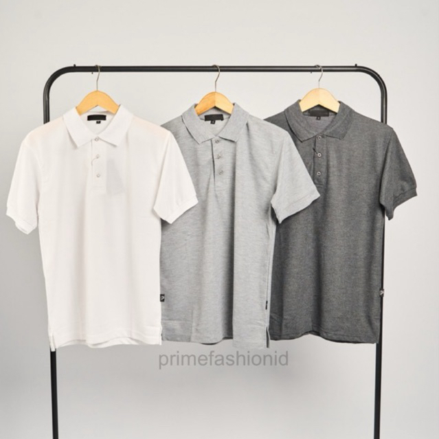 PROMO / BAHAN PREMIUM / PAPA JEANS Kaos Polo Polos (Non Kantong) 225-230gsm / Polo Shirt / Kaos
