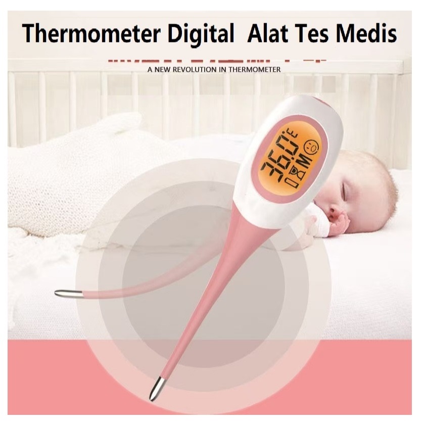 UNTUK BAYI ANAK - ALAT TES TERMOMETER DIGITAL MINI PENGUKUR SUHU BADAN TUBUH INFRARED / Thermometer 
