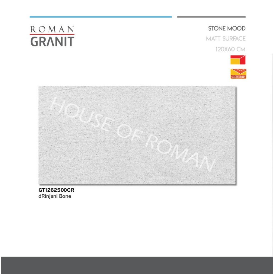 ROMAN GRANIT dRinjani Bone 120x60 GT1262500CR ROMAN GRANIT