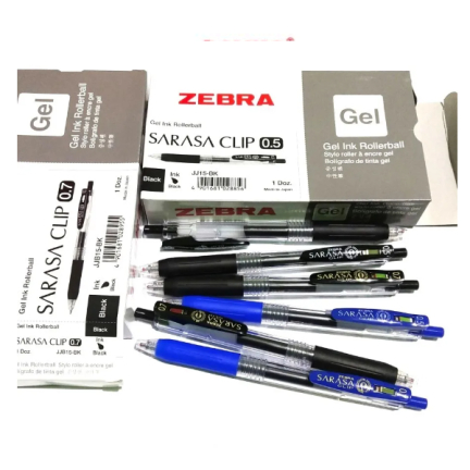 

PULPEN SARASA ZEBRA 0.5/0.7/1.0 (1PAK/12PCS)