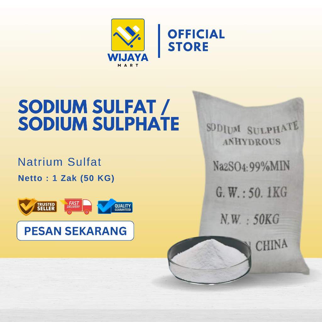 Sodium Sulfat / Natrium Sulfat / SODIUM SULPHATE 50 Kg