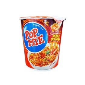 

Pop Mie Mi Instan Cup Goreng Pedes Gledeek Ayam Pedas 75 g