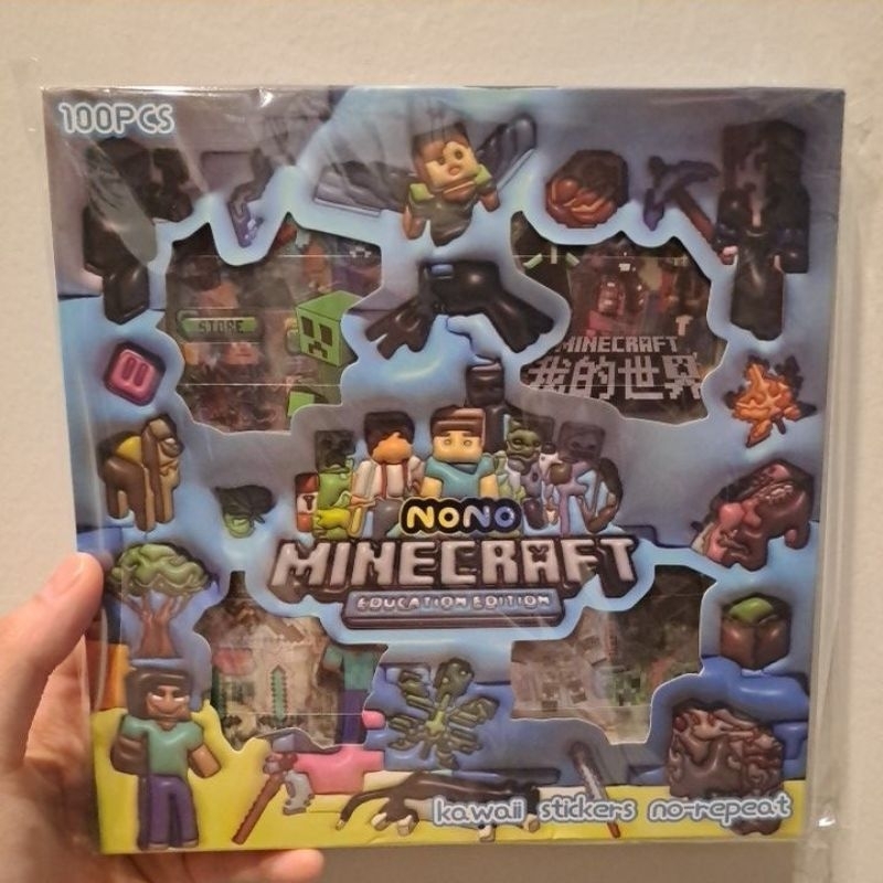 

Stiker Minecraft. 1 box isi 100
