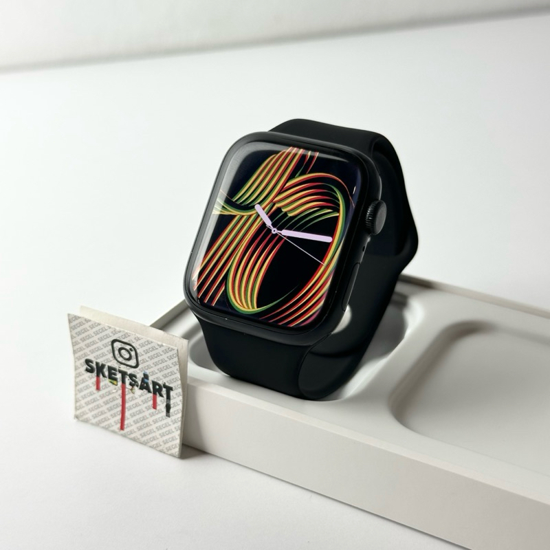 Apple Watch Series 7 45 Black iwatch Battery Health 81%