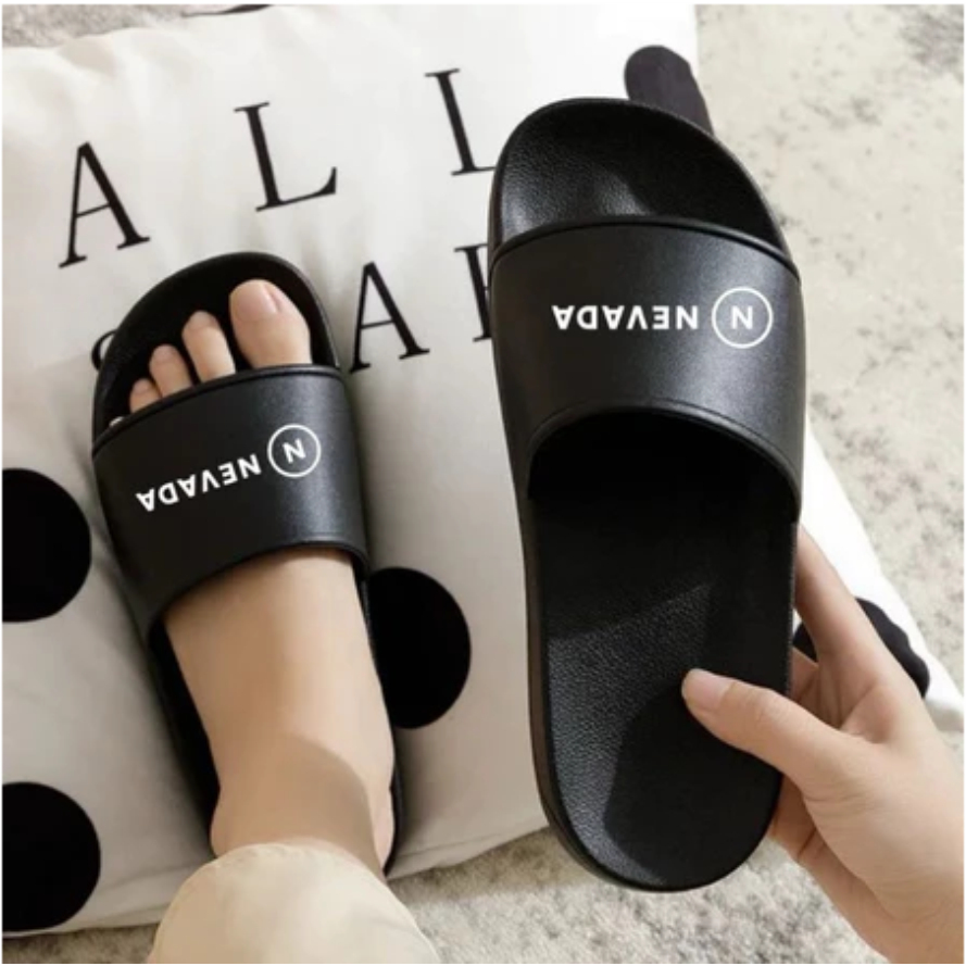 TERLARIS SANDAL NEVADA SLIP ON TANPA LEM SANDAL SENDAL SLIDE SANDAL SLOP PRIA WANITA PREMIUM SANDAL 
