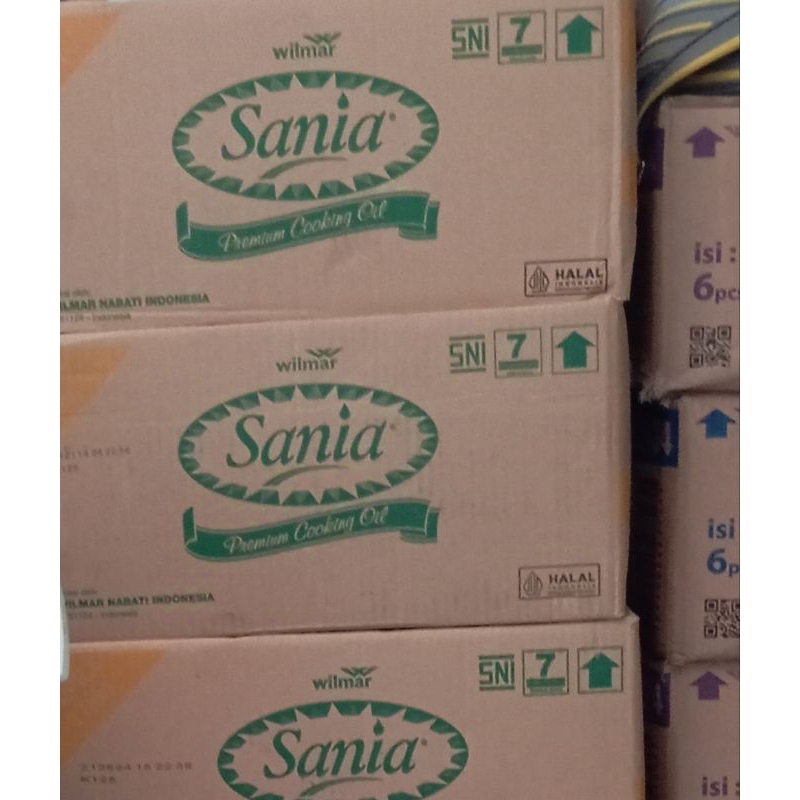 minyak goreng sania 2liter 1dus