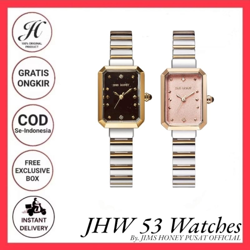JIMS HONEY Jam Tangan Wanita Jhw 53 / Jam Murah Mewah Classic / Jam Analog Arloji