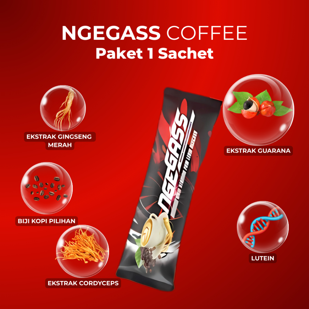 

Kopi Ngegass 1 Sachet sekali tenggak kuat seharian! Resmi BPOM & Halal!