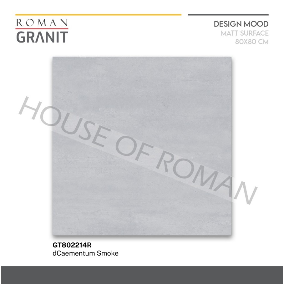 ROMAN GRANIT dCaementum Smoke 80x80 GT802214R ROMAN GRANIT