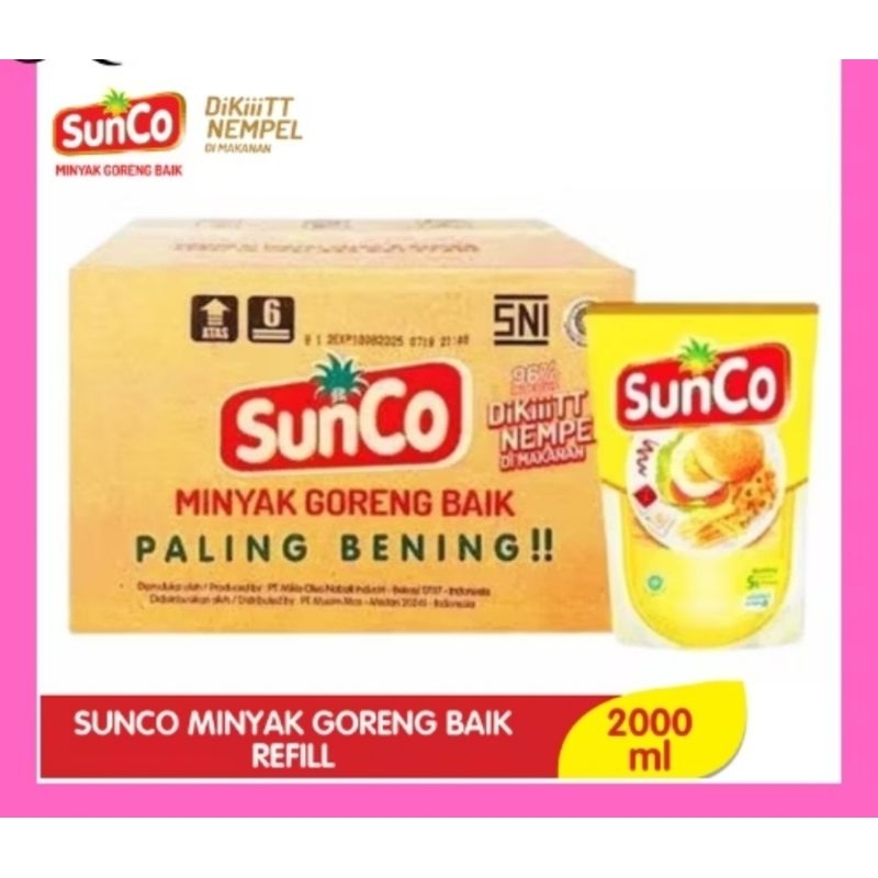 

Minyak goreng sunco 2liter eceran